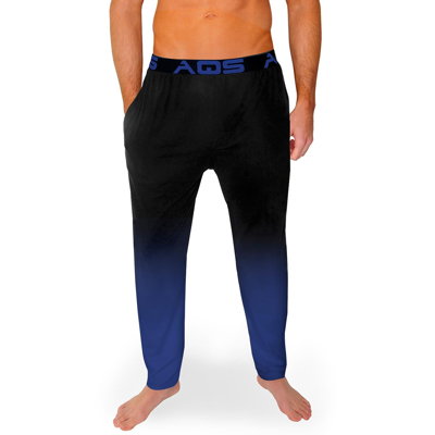 Aqs Ombrè Lounge Pants In Black/dark Blue Ombre