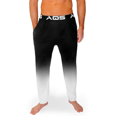 Aqs Ombrè Lounge Pants In Black/white Ombre