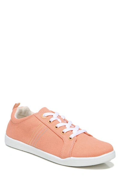 Vionic Stinson Sneaker In Papaya Canvas