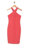 Likely Carolyn Halter Sheath Dress In Cranberry