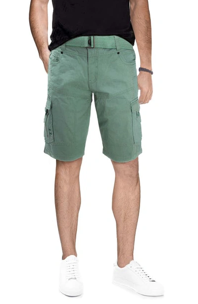 X-ray Belted 6 Pocket Shorts In Sage