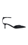 Prada Logo Plaque Front Loafers In Black