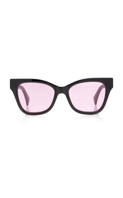 Gucci Women's Cat-eye Acetate Sunglasses In Black