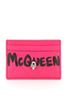 ALEXANDER MCQUEEN ALEXANDER MCQUEEN GRAFFITI LOGO CARDHOLDER