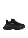 Balenciaga Triple S Low-top Sneakers In Black