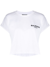 Balmain Women's White Cotton T-shirt In White