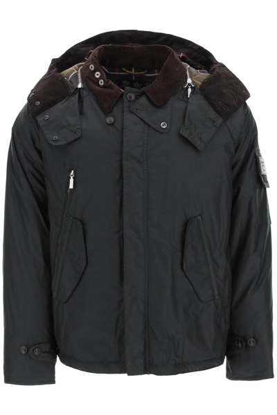 Barbour Pabay Wax Jacket In Mixed Colours