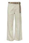 BRUNELLO CUCINELLI BRUNELLO CUCINELLI WIDE TROUSERS WITH BELT