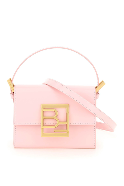 By Far Semi Patent Leather Micro Fran Bag In Pink