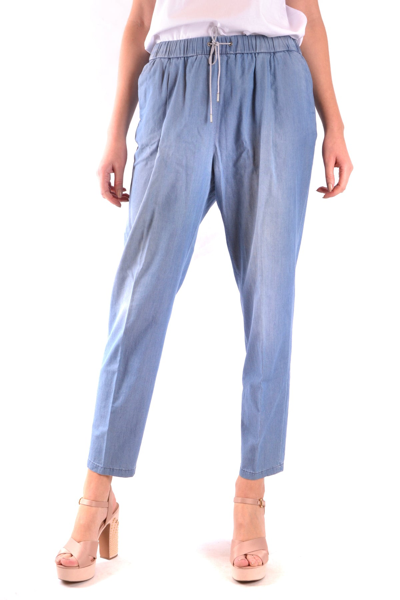 Fabiana Filippi Trousers In Blue