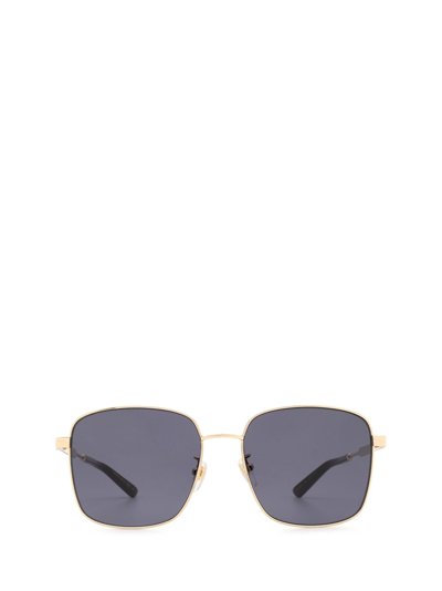 Gucci Eyewear Square Frame Sunglasses In Gold