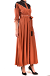 L.a L.a Tex Dress In Rust