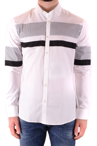 Les Hommes Urban Shirts In White