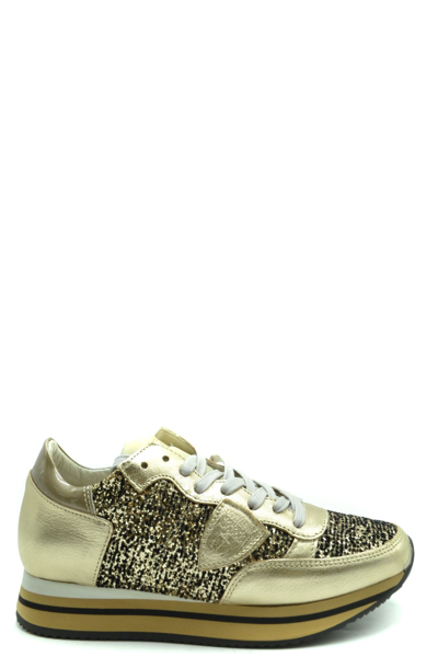 Philippe Model Sneakers In Gold