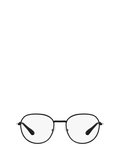 Prada Pr 65wv Matte Black Unisex Eyeglasses