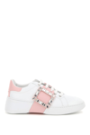 Roger Vivier 40mm Viv Skate Leather Sneakers In Multi