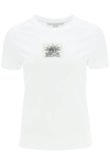 Stella Mccartney Logo Label Cotton Jersey T-shirt In Mixed Colours
