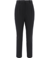 Alexander Mcqueen Virgin Wool Pants In Black  