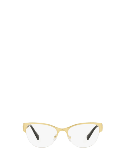 Versace Ve1278 Brushed Gold Female Eyeglasses