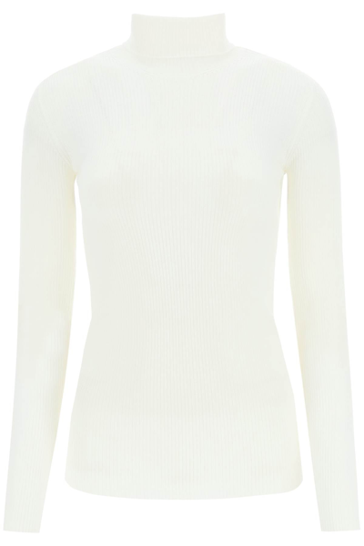 Wardrobe.nyc Release 05 Wool Turtleneck Sweater In White