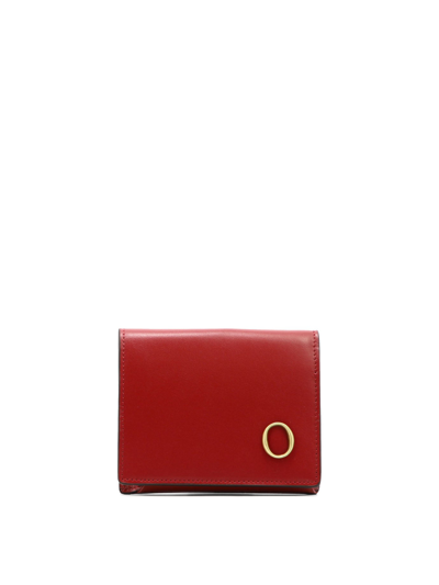 Orciani "liberty" Wallet In Orange