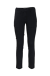 Dondup The Perfect Slim-leg Trousers In Nero