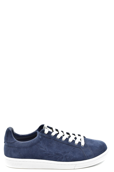 Fred Perry Mens Blue Other Materials Sneakers