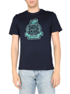 Ballantyne Crest-print T-shirt In Blue