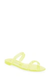 Stuart Weitzman Sawyer Braided Dual-band Jelly Sandals In Nocolor