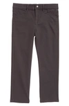 Appaman Kids' Skinny Stretch Cotton Twill Pants In Vintage Black