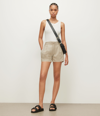Allsaints Aleida Tri Shorts In Pale Taupe