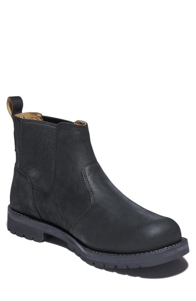 Timberland Redwood Falls Chelsea Boot In Black Full Grain