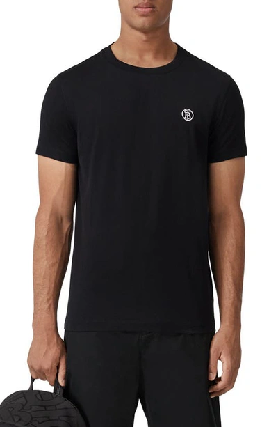 Burberry Parker T-shirt In Black