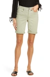 Nydj Ella Cuff Bermuda Shorts In Bamboo