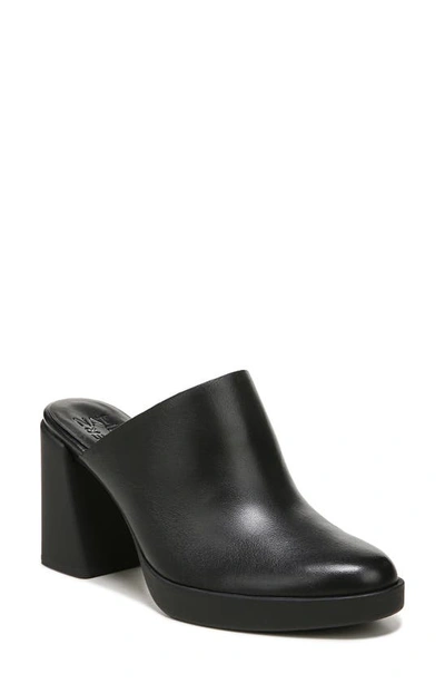Naturalizer Genn-connect Mules Women's Shoes In Black Leather