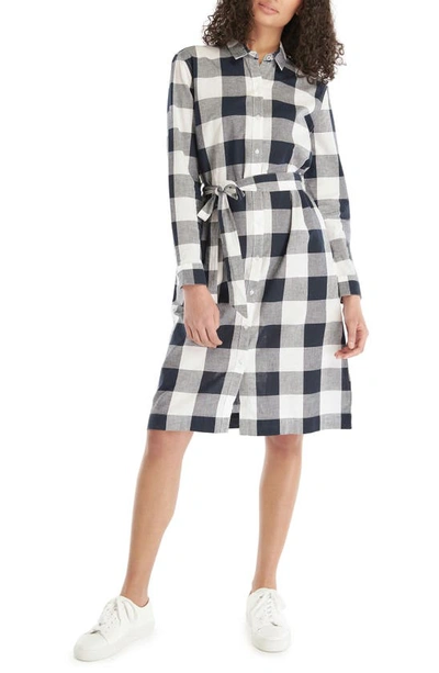 Barbour Tern Check Shirtdress In White