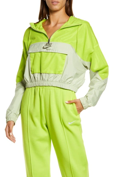 Nike Women's  Sportswear Mesh Jacket In Atomic Green/olive Aura/medium Olive
