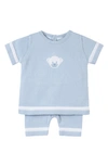 Feltman Brothers Kids' Teddy Bear Top & Pants Set In Powder Blue