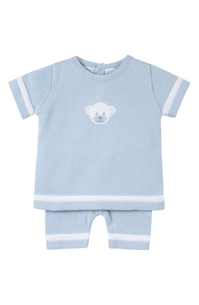 Feltman Brothers Babies'  Kids' Teddy Bear Top & Pants Set In Powder Blue