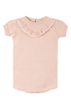Feltman Brothers Kids' Ruffle Knit Bodysuit In Blush