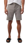 Good Man Brand Flex Pro 9-inch Jersey Tulum Shorts In Frost Grey