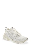 Balenciaga Lace-up Runner Sneakers In White