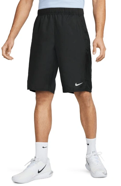 Nike Men's Court Dri-fit Victory 11" Tennis Shorts In Black