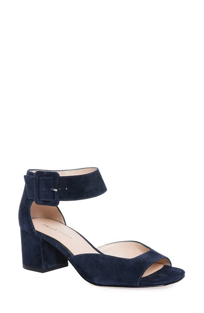 Pelle Moda Uliss Ankle Strap Sandal In Midnight