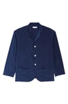 Mackintosh Captain Single-breasted Jacket In Navy