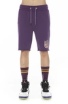 Cult Of Individuality Fleece Sweat Shorts In Acai Purple