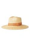 Brixton Joanna Straw Hat In Honey/ Lion