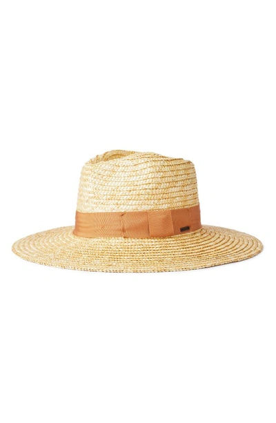 Brixton Joanna Straw Hat In Tan