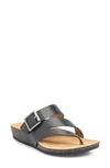 Comfortiva Geary Wedge Sandal In Black