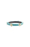 ARMENTA OLD WORLD STACKABLE TURQUOISE ENAMEL RING